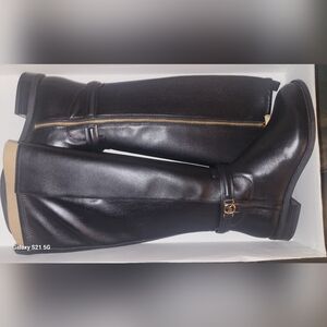 Michael Kors Mindy Leather Boot Women's Size 7.5 New In Box